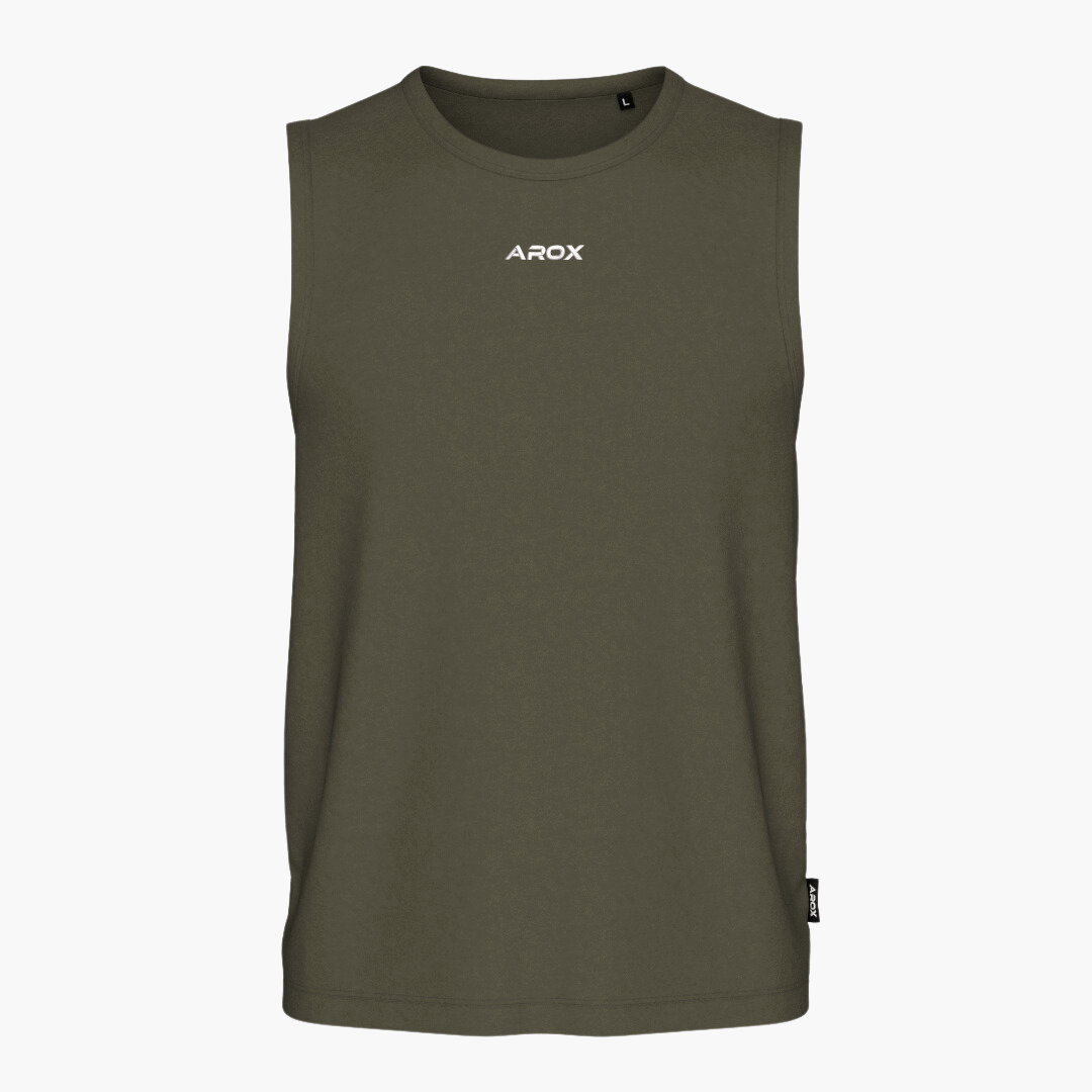 SportsTech herre no sleeve Rangergreen
