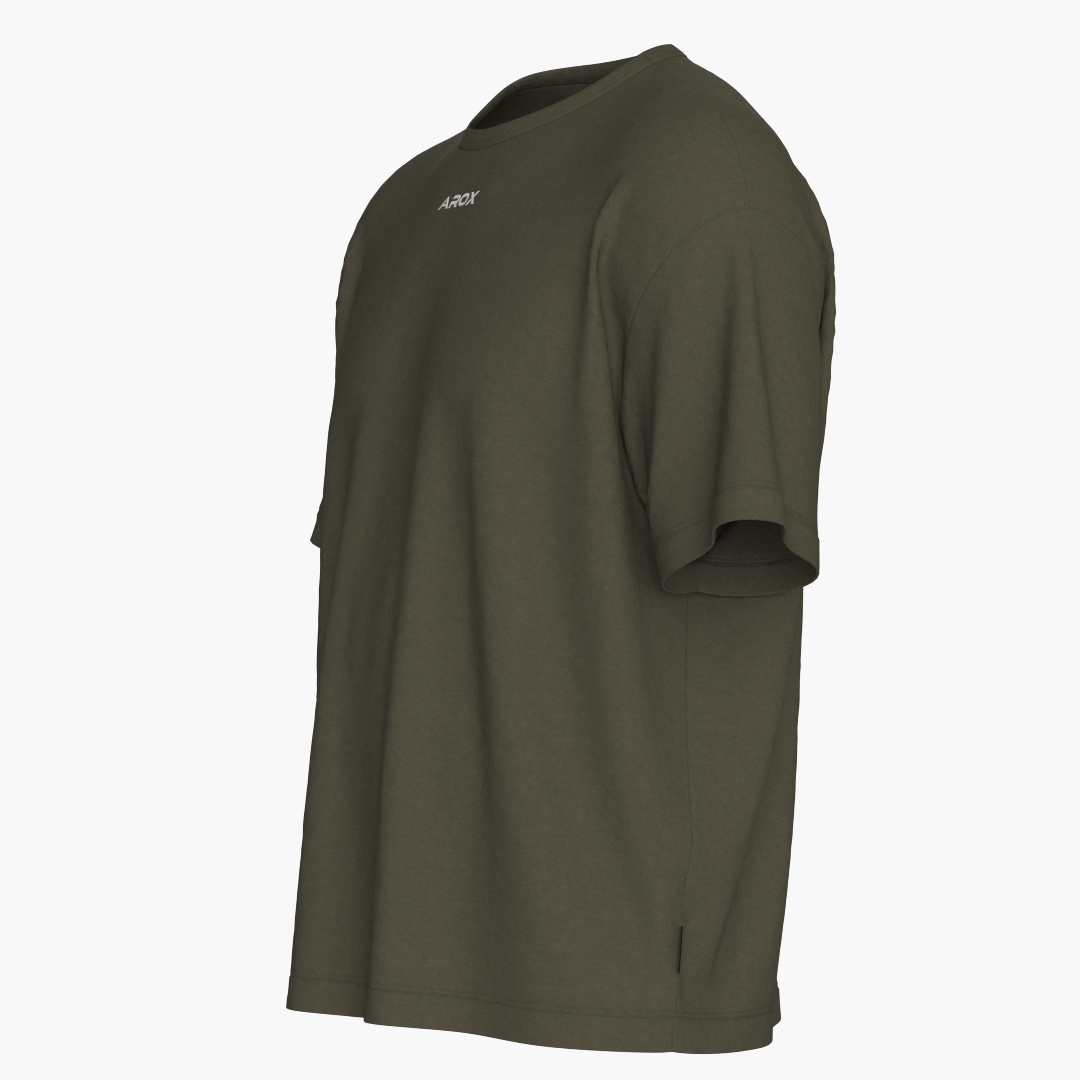 SportsTech oversized t-shirt navy ranger green