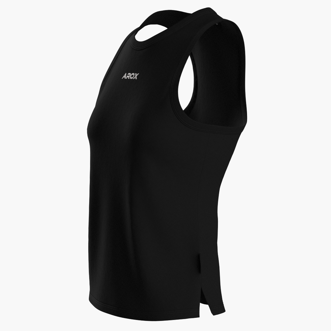 SportsTech kvinde lang top navy sort