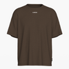 SportsTech oversized t-shirt mørkebrun