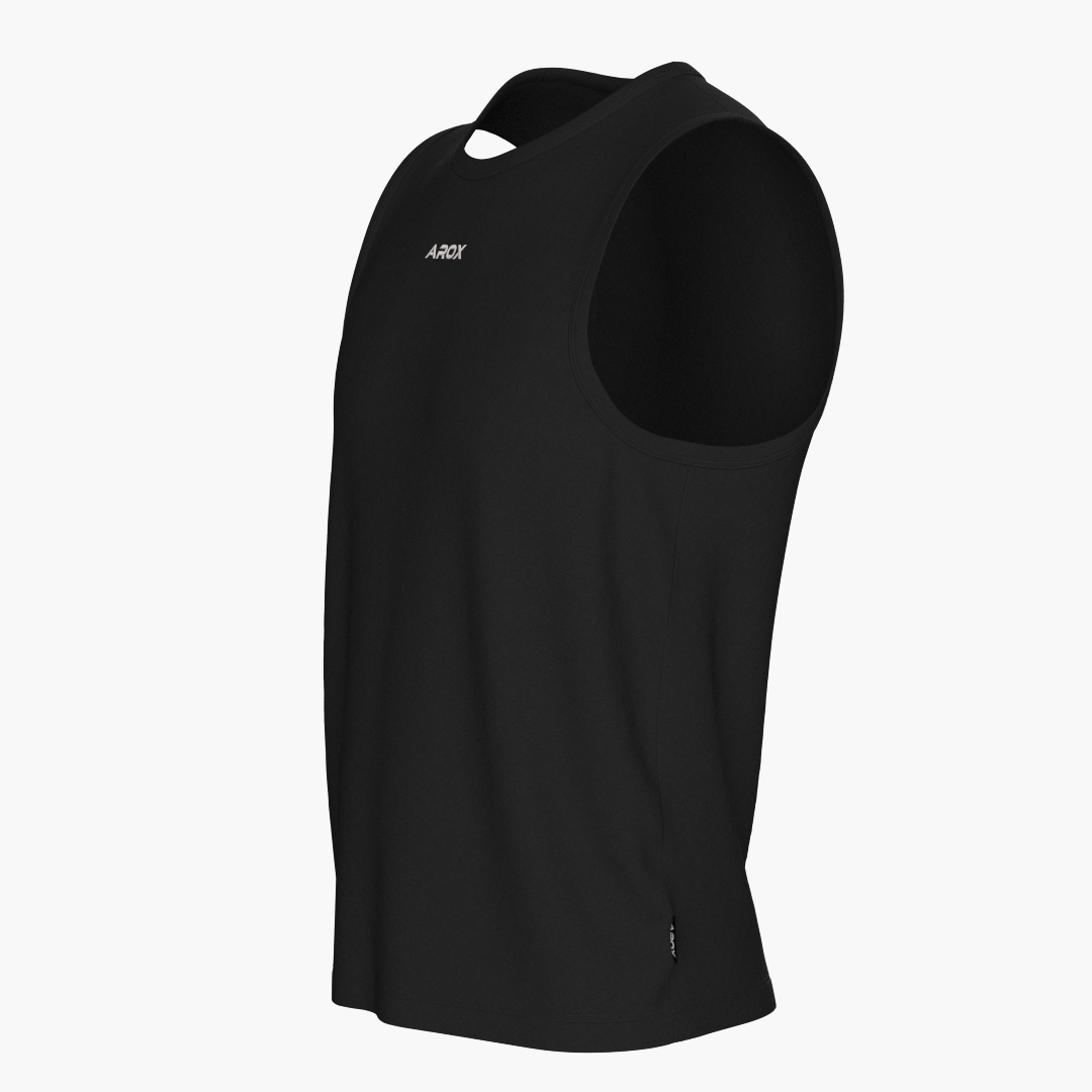 SportsTech herre no sleeve Sort